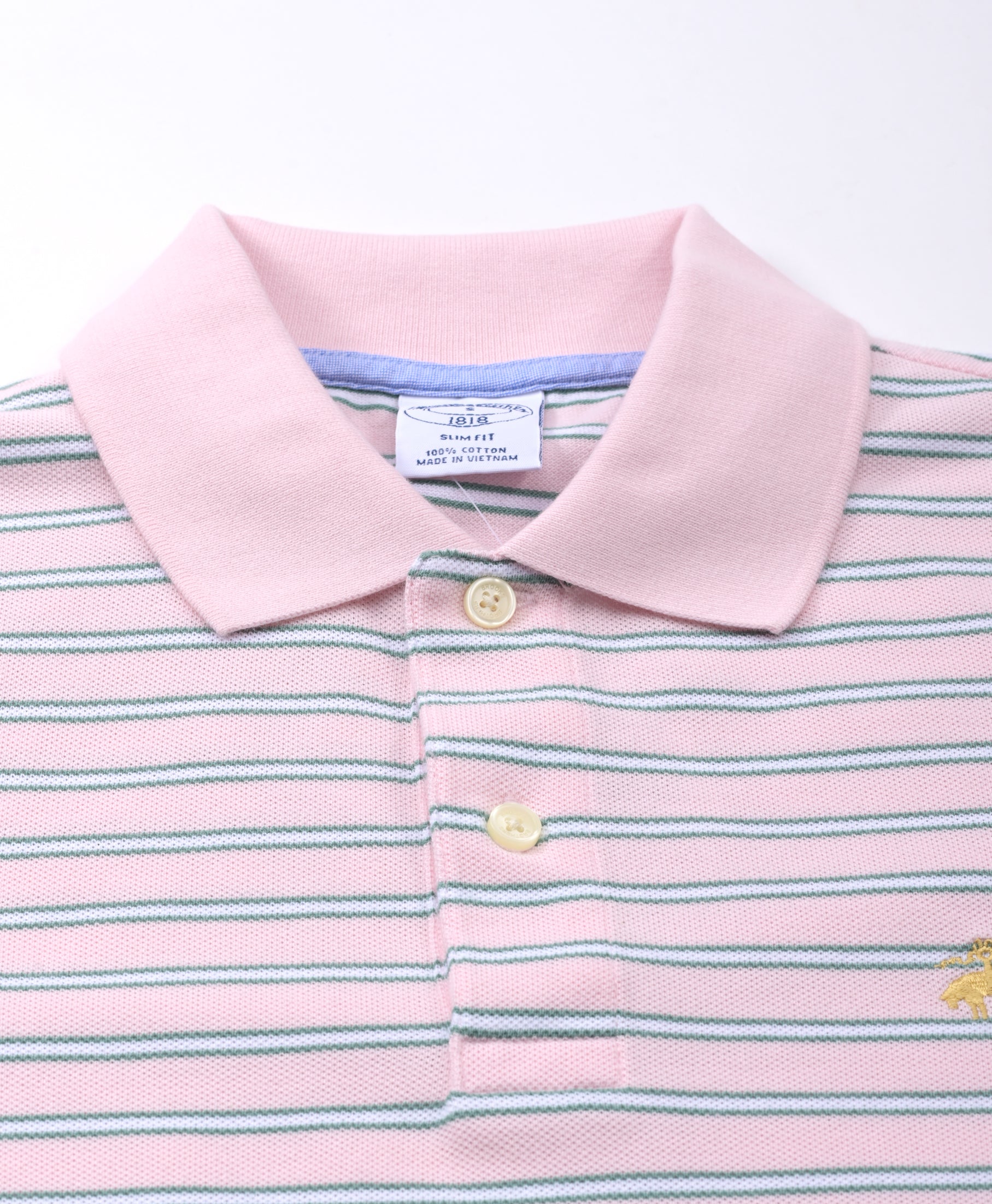 KNTFT SS STP PIQUE POLO SF PINK MULTI