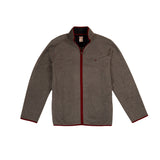 KNTFT FLEECE FULL ZIP MED GRAY HEATHER