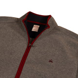 KNTFT FLEECE FULL ZIP MED GRAY HEATHER