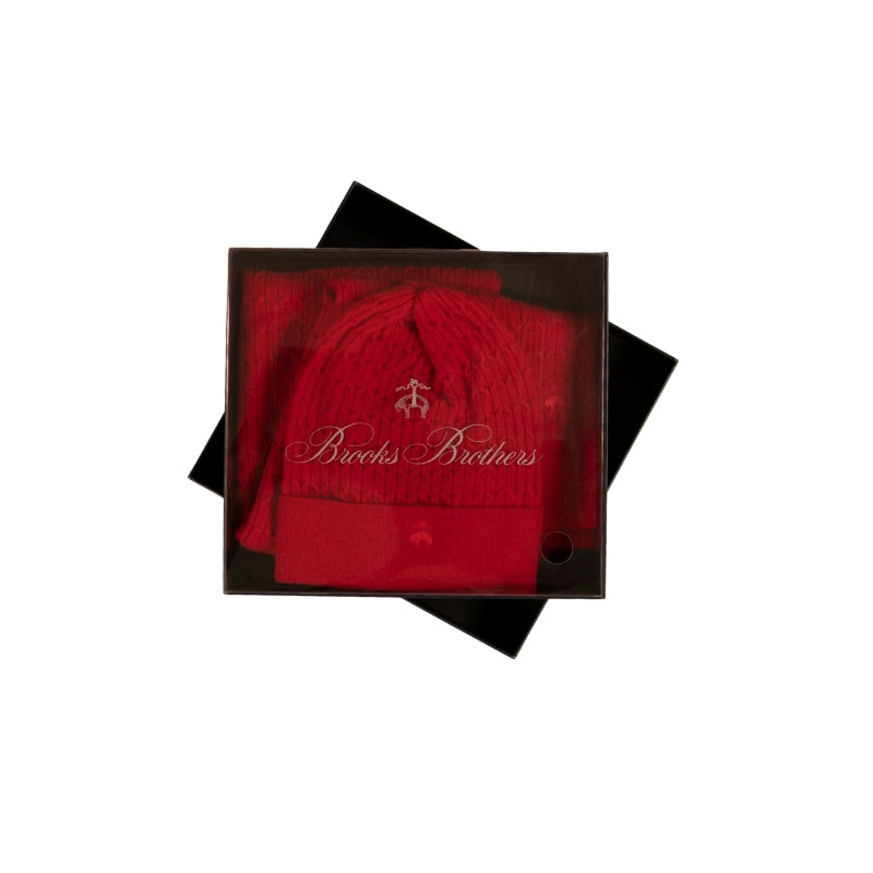 ACC SCRF HAT BOX SET True Red