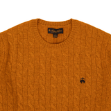 SWT LWL CBL CREW W/ LOGO BBJ MUSTARD YEL