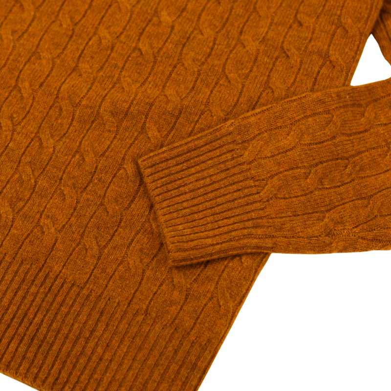 SWT LWL CBL CREW W/ LOGO BBJ MUSTARD YEL