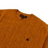 SWT LWL CBL CREW W/ LOGO BBJ MUSTARD YEL