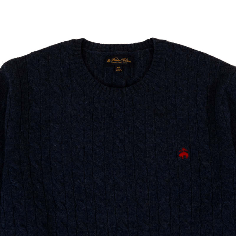 SWT LWL CBL CREW W/ LOGO BBJ BLUE