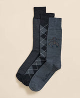 SOCK ML WL TONAL GIFT BOX Blue Multi
