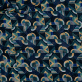 BLS PLY GGT PRINT TIE-NECK BlueGreenGeo