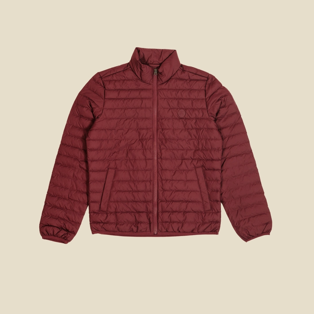 OUTFT LW SOLID DOWN JKT Burgundy