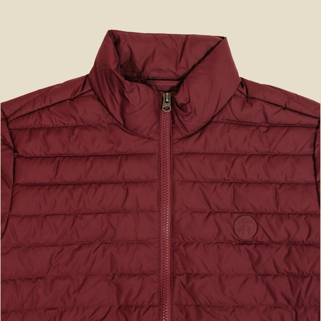 OUTFT LW SOLID DOWN JKT Burgundy