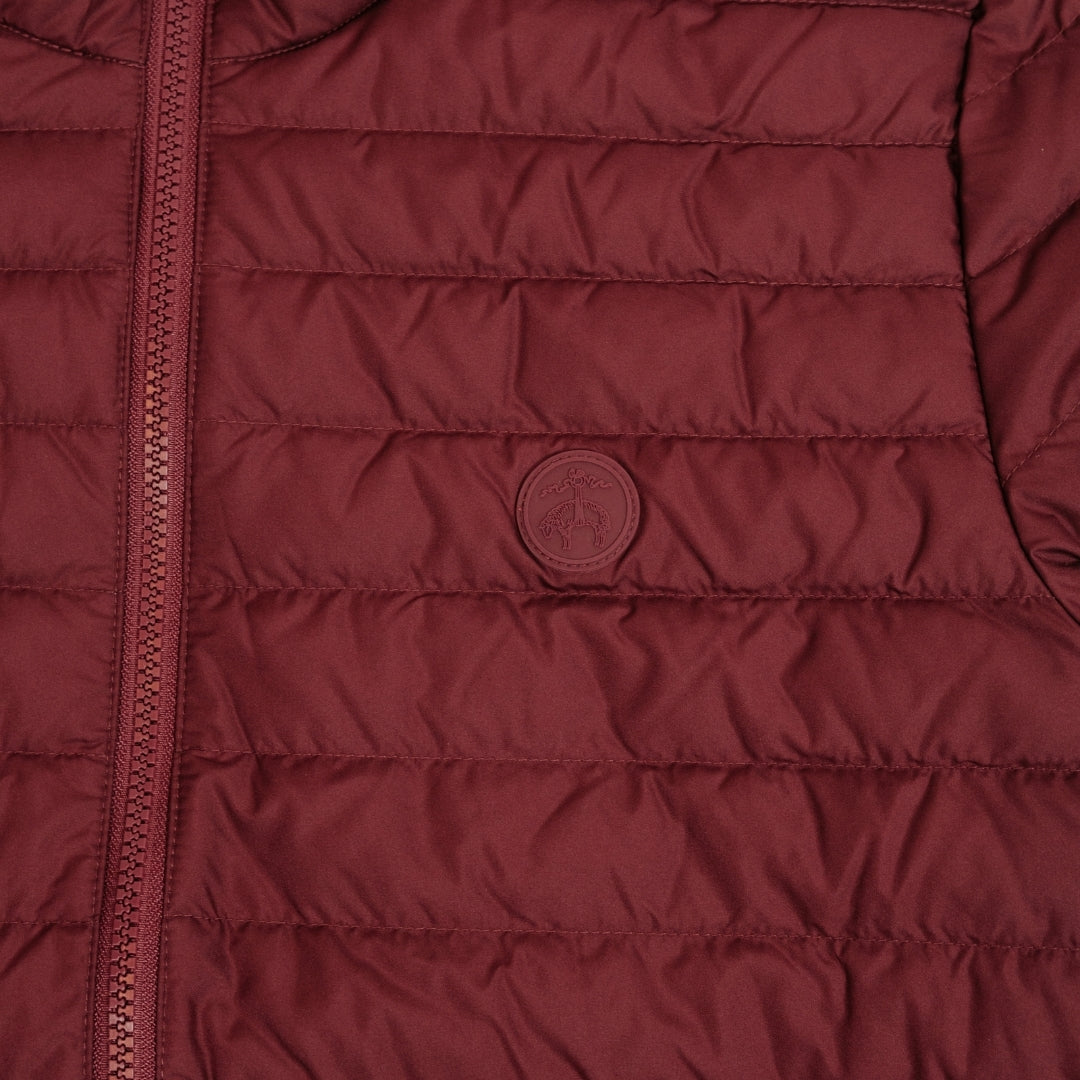 OUTFT LW SOLID DOWN JKT Burgundy