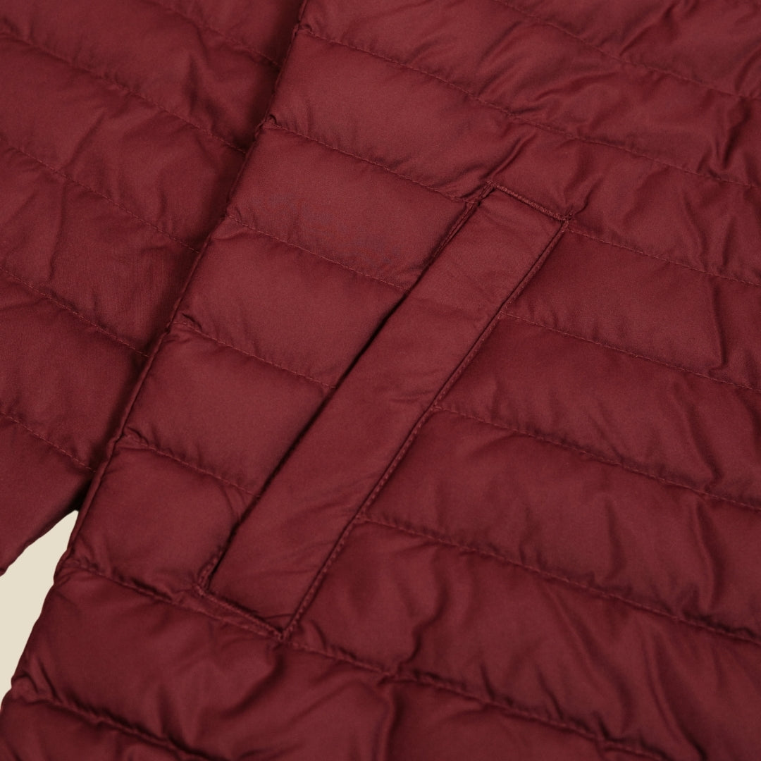 OUTFT LW SOLID DOWN JKT Burgundy