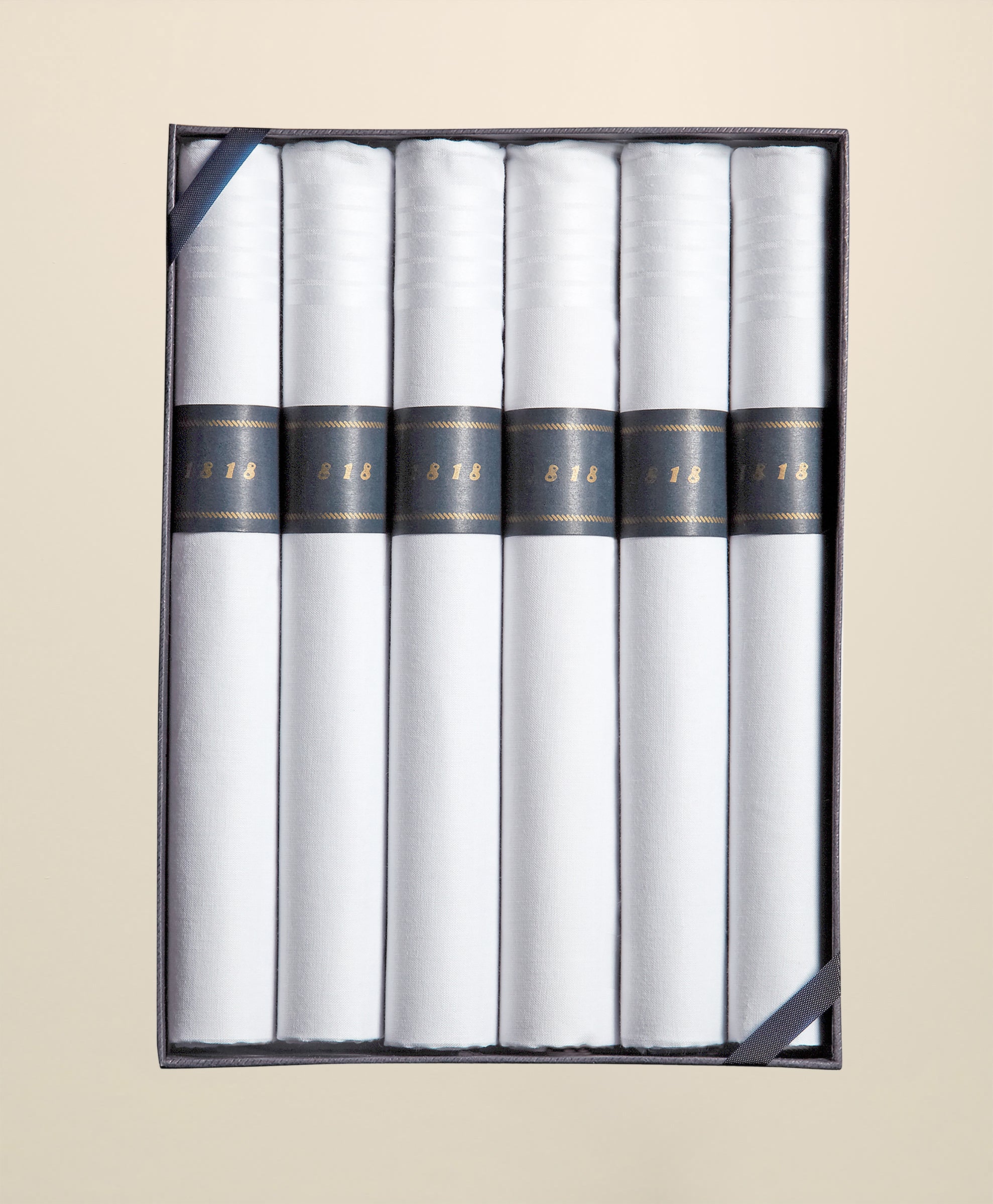 Cigar-Rolled Handkerchiefs-Set of 6