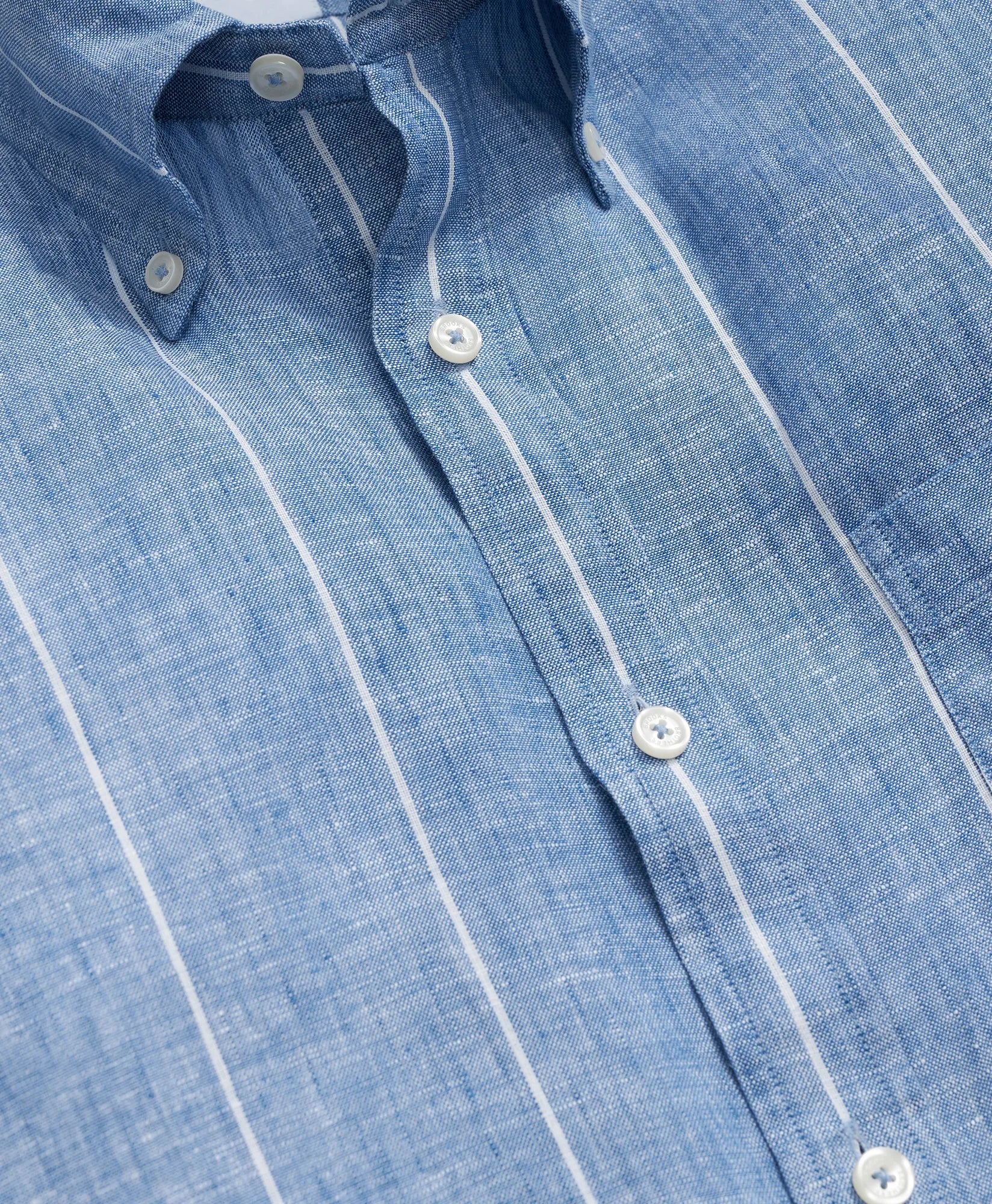 SPT ML LINEN NOVELTY LS REGULAR BluePnst