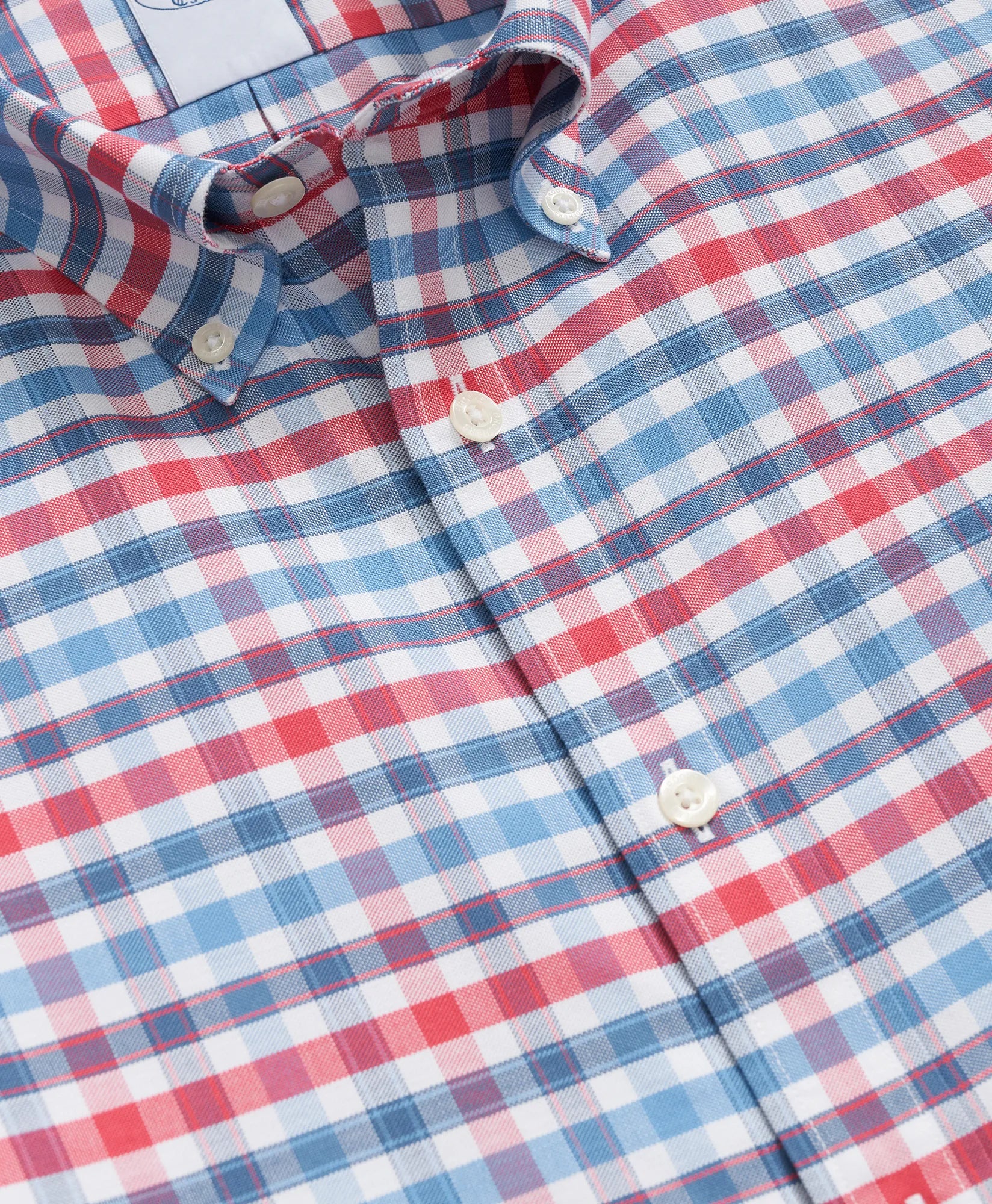 SPT STR NI OX CHECKS LS REGULAR BlueRedB
