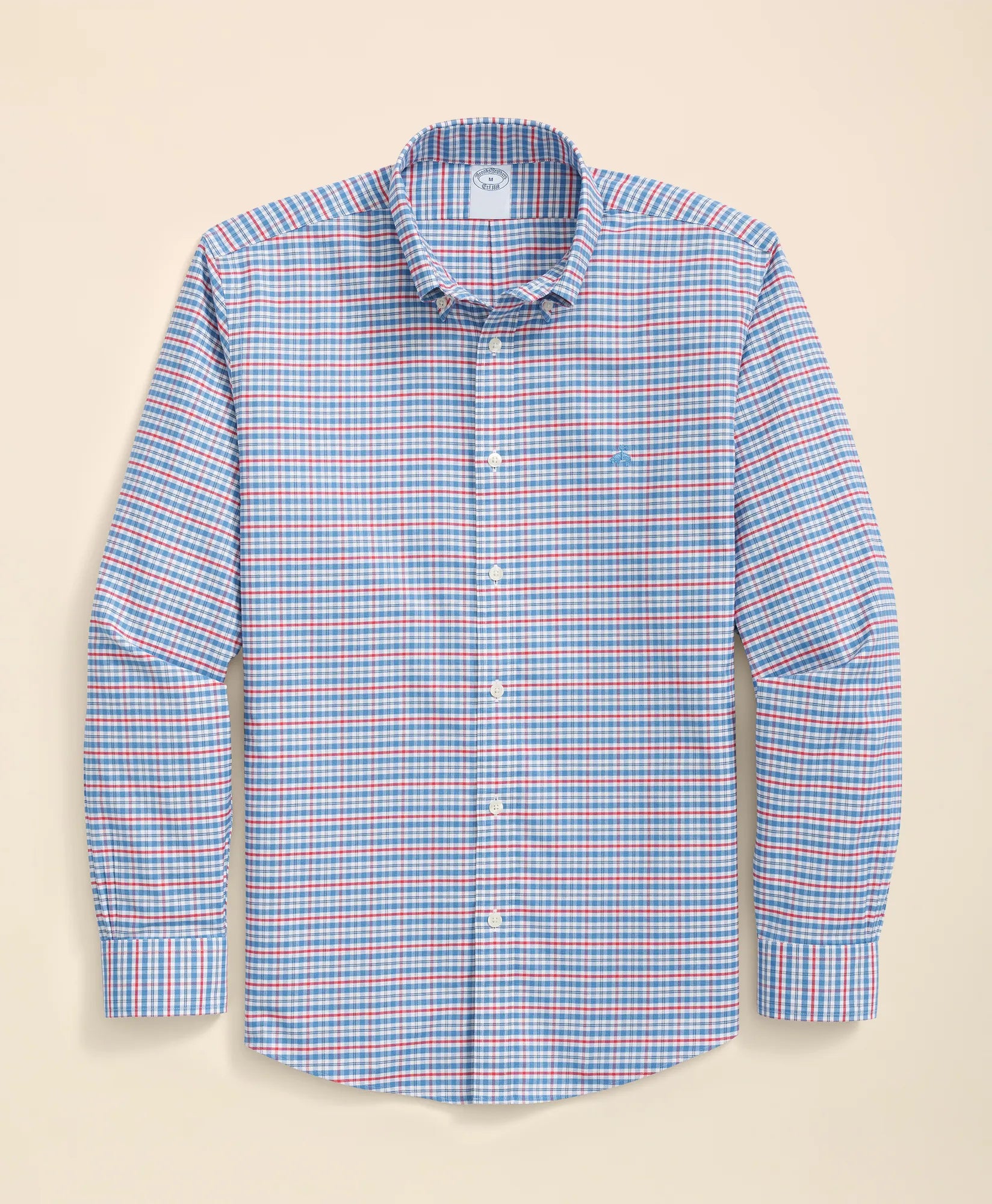 SPT STR NI OX CHECKS LS REGULAR BlueRedM