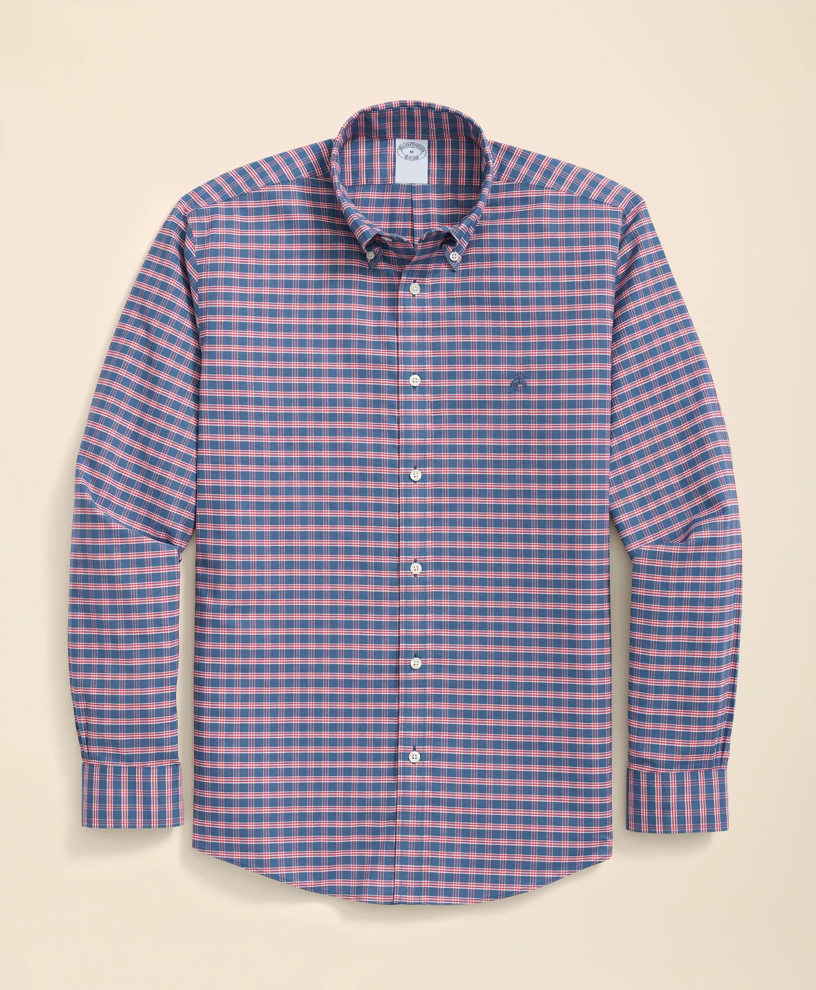 SPT STR NI OX CHECKS LS REGULAR NavyGrou