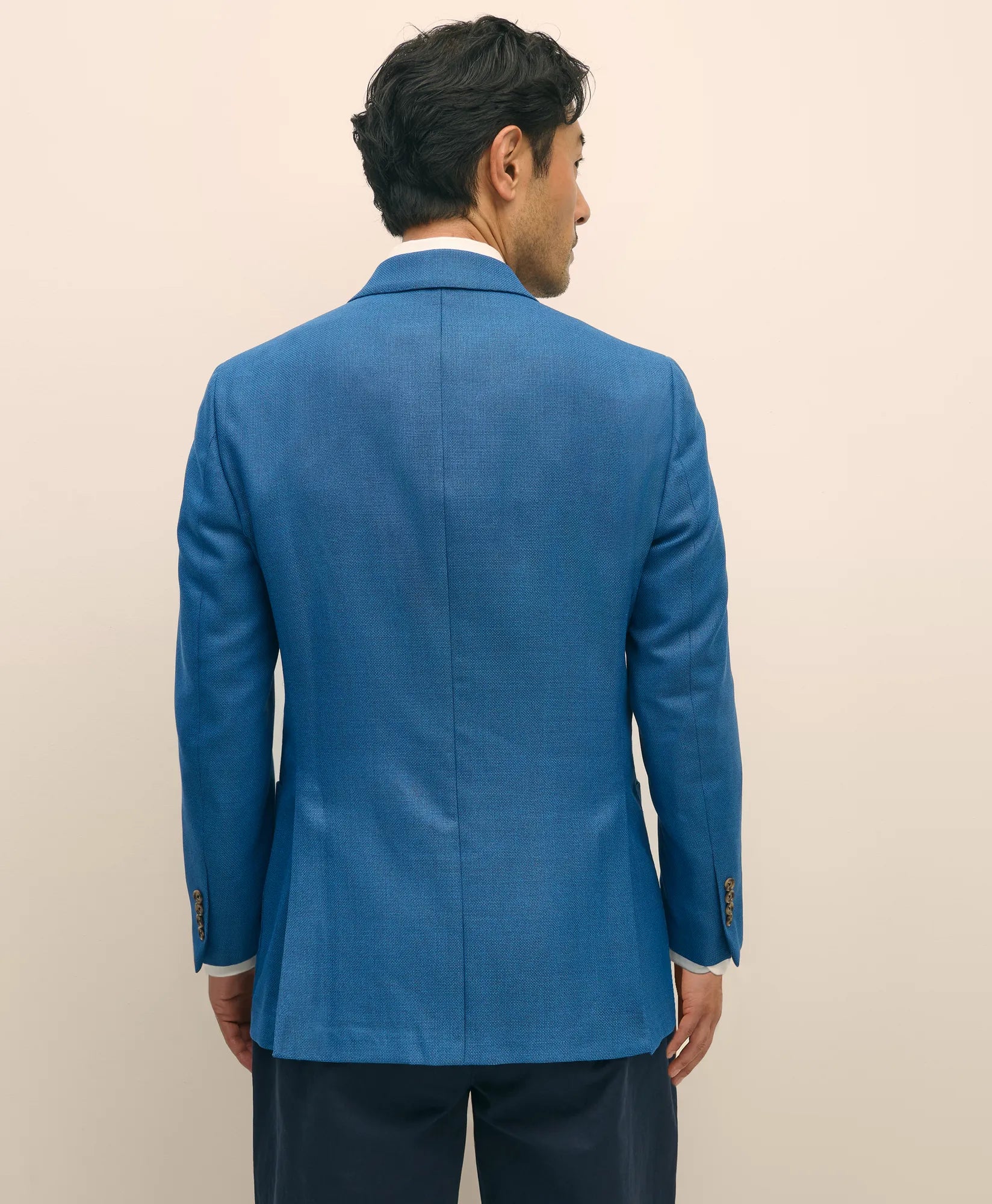 SPCT WL HOPSACK 2BSV SLIM BLUE
