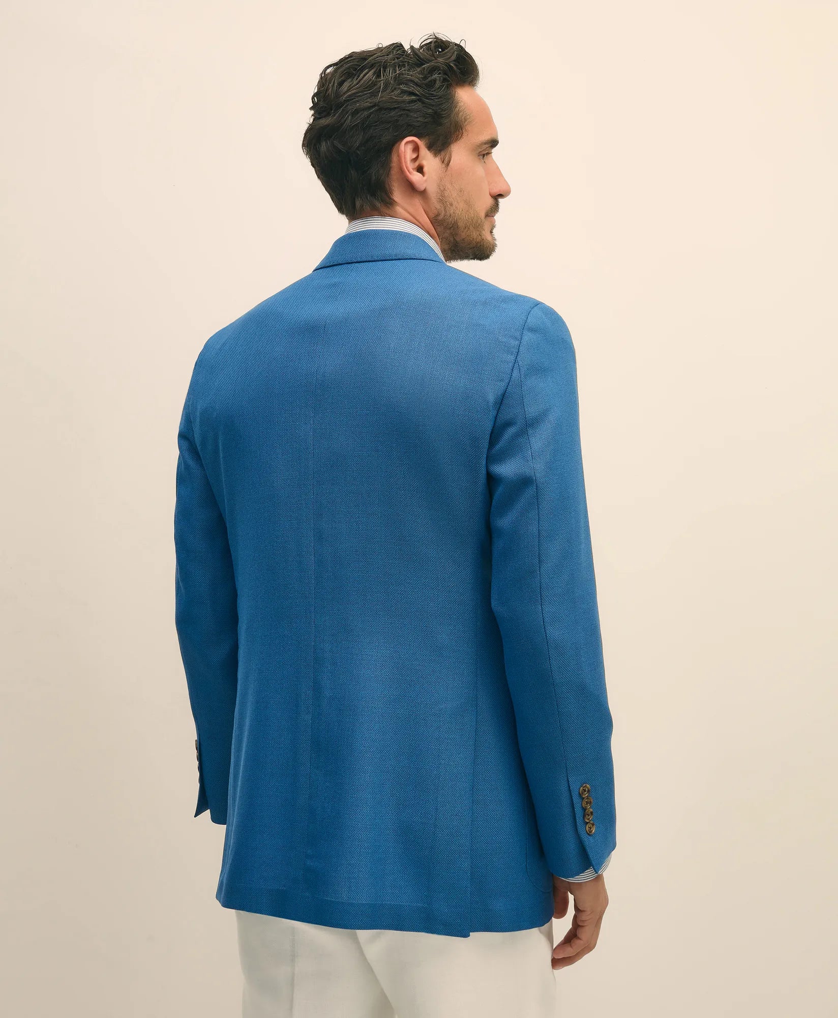 SPCT WL HOPSACK 2BSV TRAD BLUE