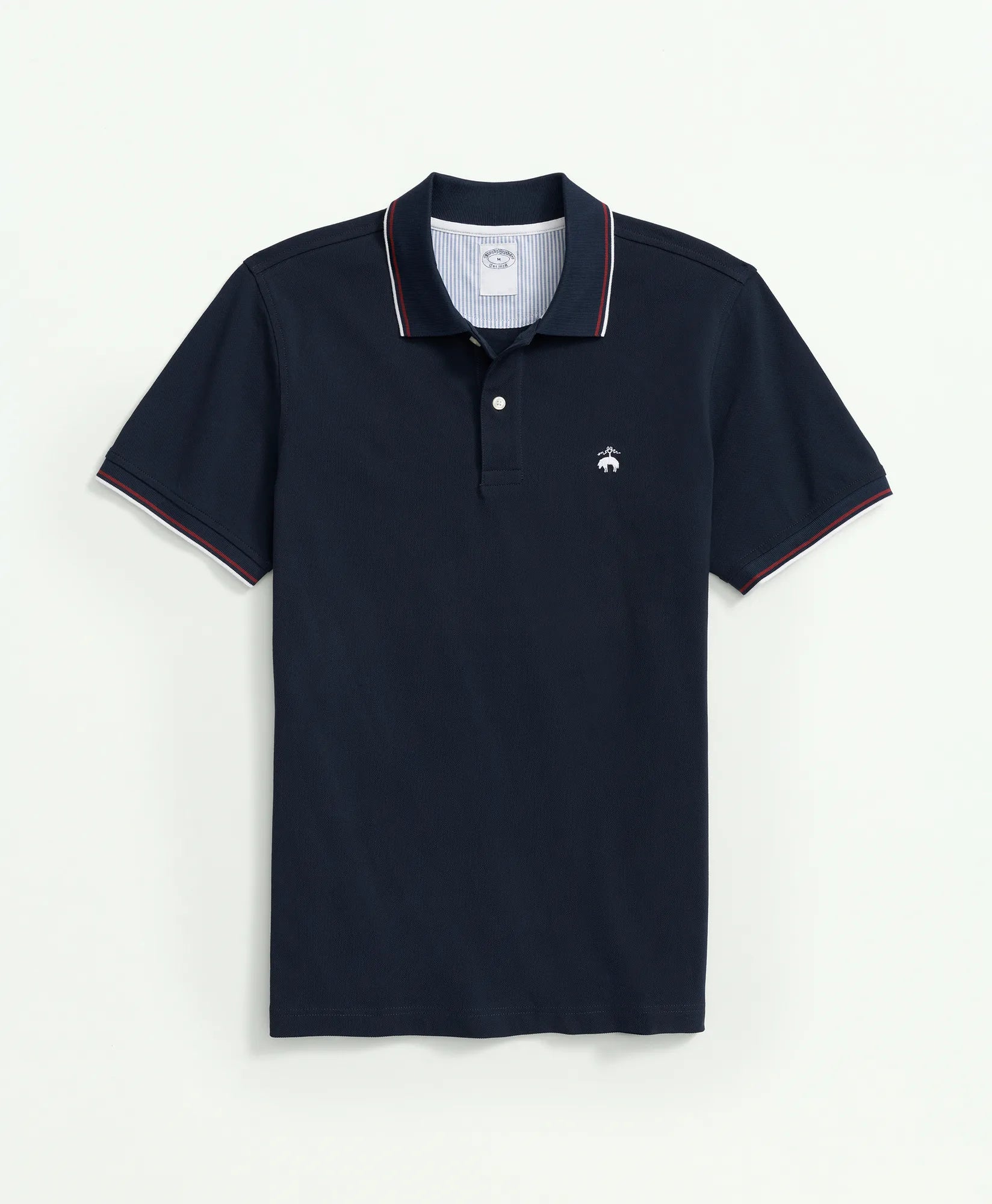 KNT PIQ TIPPED TENNIS SS POLO OF Navy