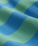 KNT SS STP VTG POLO GREEN/BLUE