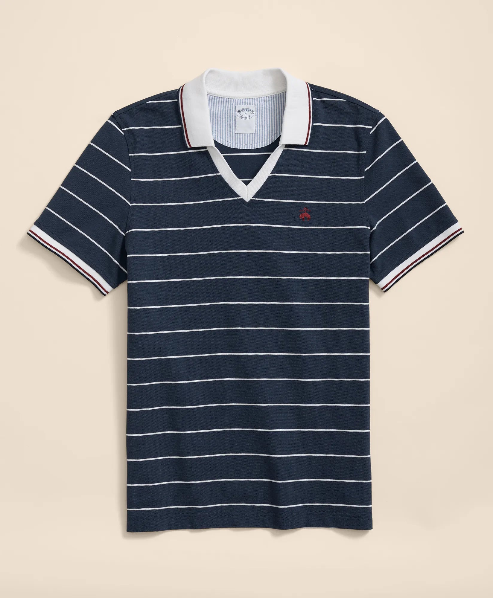 KNT SOCCER STP SS PIQUE POLO SF NAVY