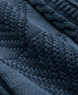SWT INDIGO GANSEY CREW Navy Blazer