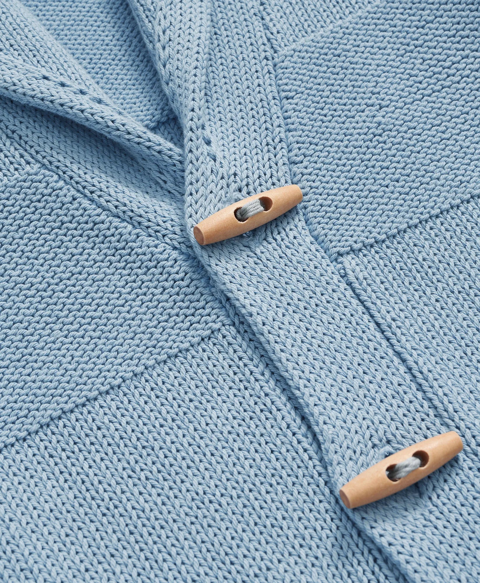 SWT TOGGLE CARDIGAN FadedDenim