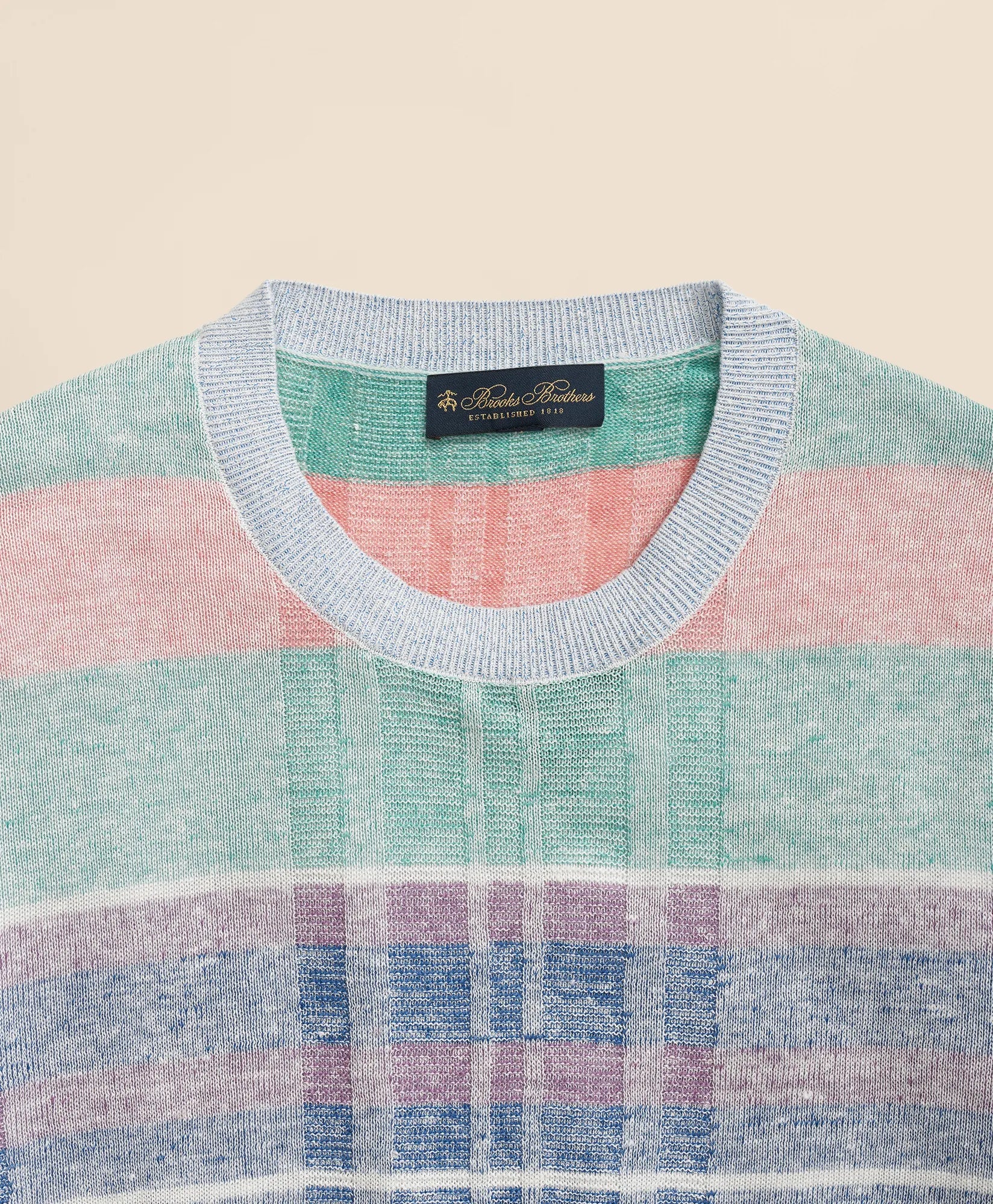 SWT MADRAS CREW Summer Plaid Multi