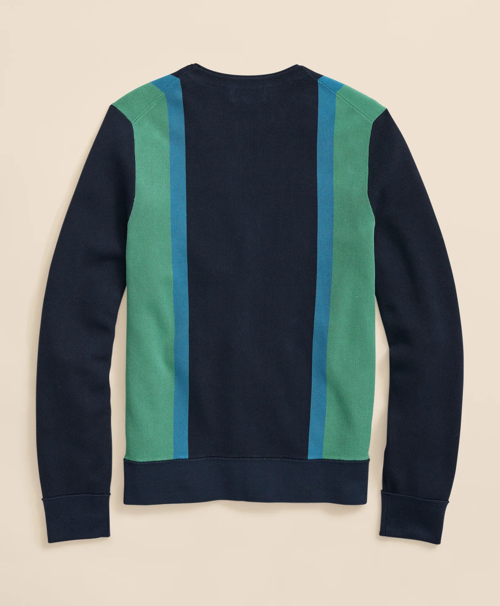 SWT CABANA LINKS CARDIGAN Navy/Green Str