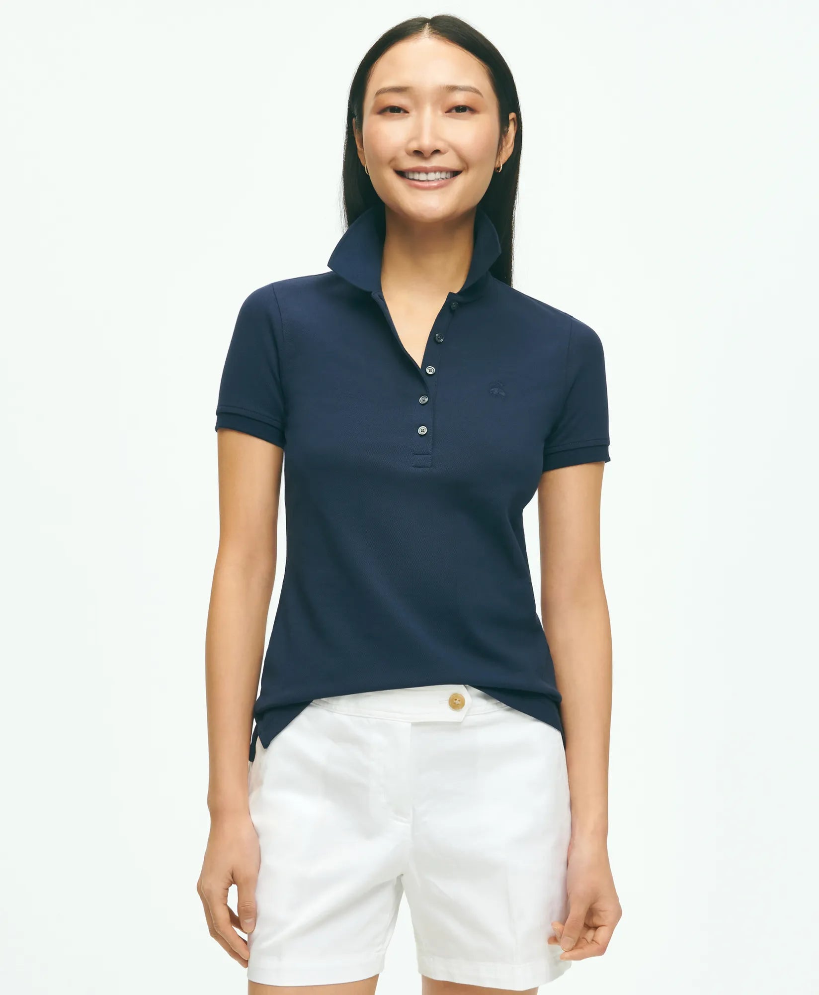 KNT CTN SPMA PQ GF SS POLO Navy Blazer