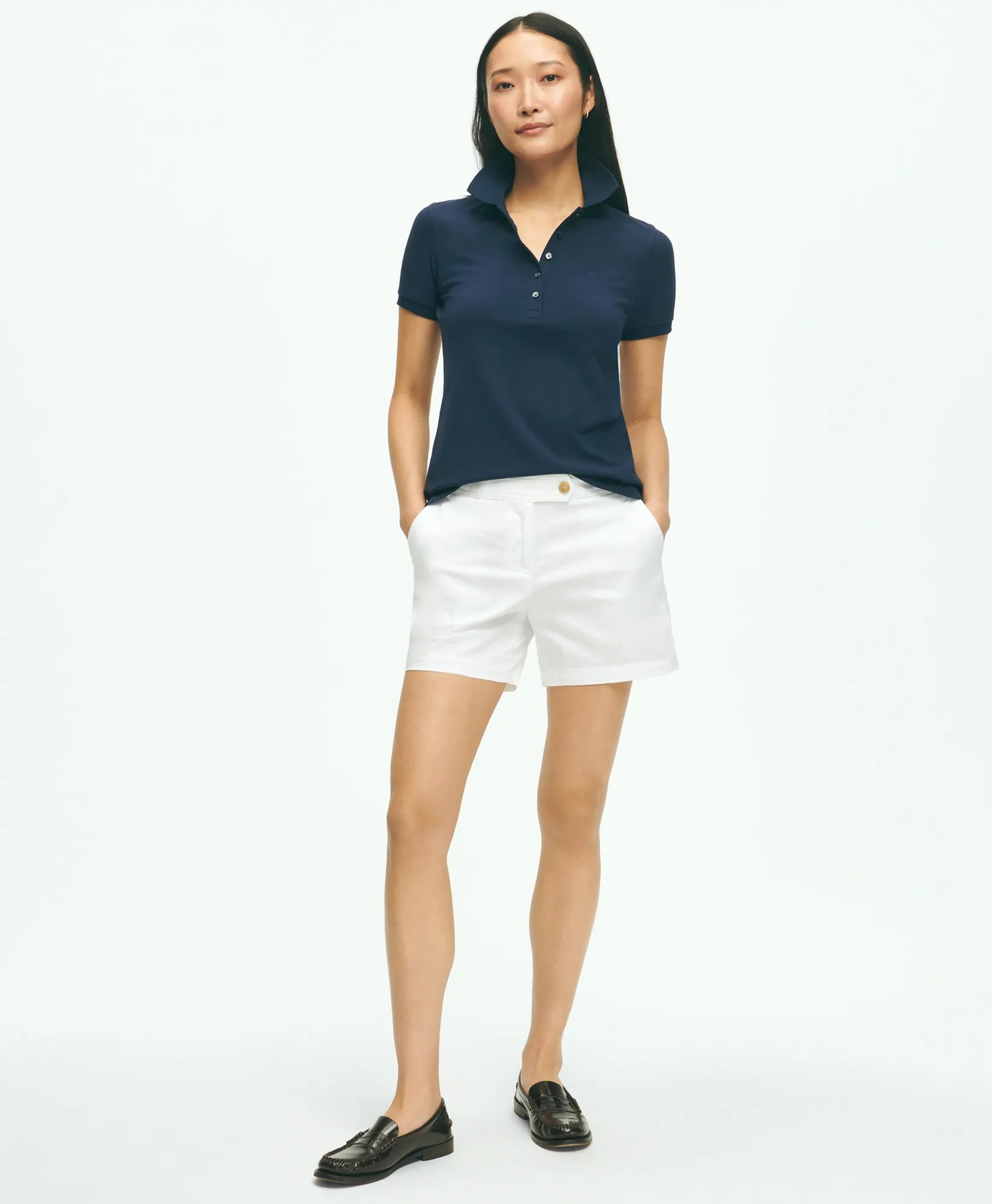 KNT CTN SPMA PQ GF SS POLO Navy Blazer