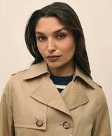 OUT CTN CRPPD TRNCH Khaki
