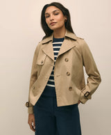 OUT CTN CRPPD TRNCH Khaki