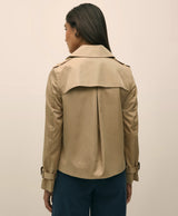 OUT CTN CRPPD TRNCH Khaki