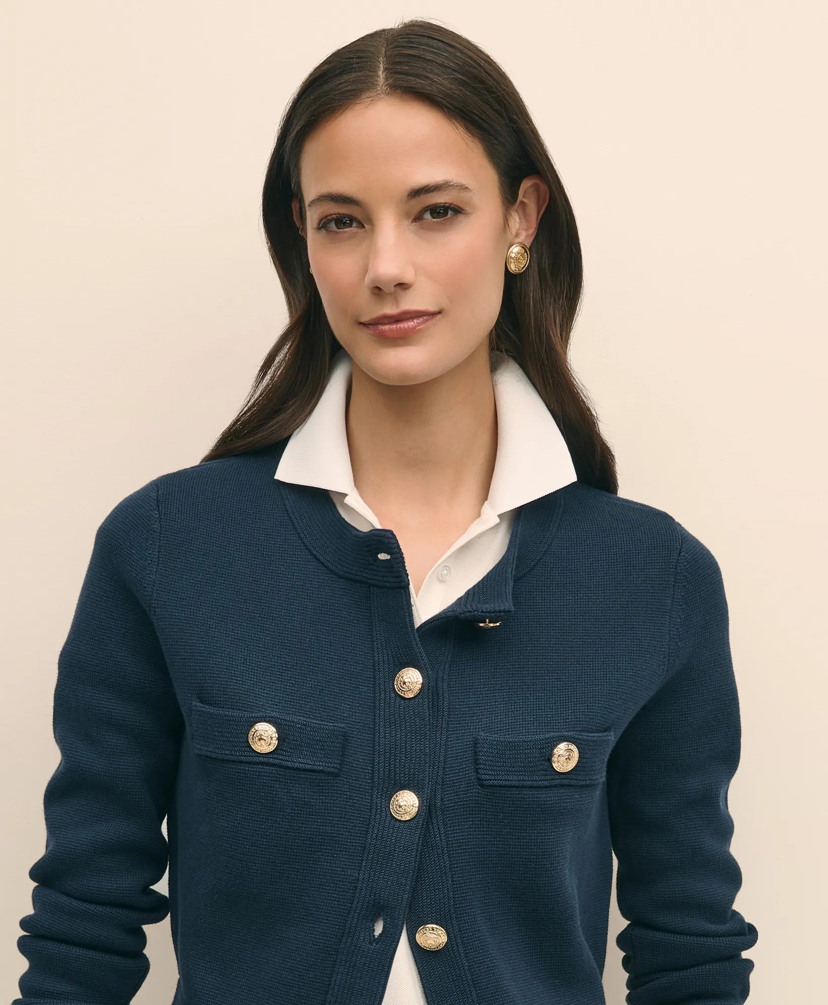 SWT CTN SPMA JKT Navy Blazer