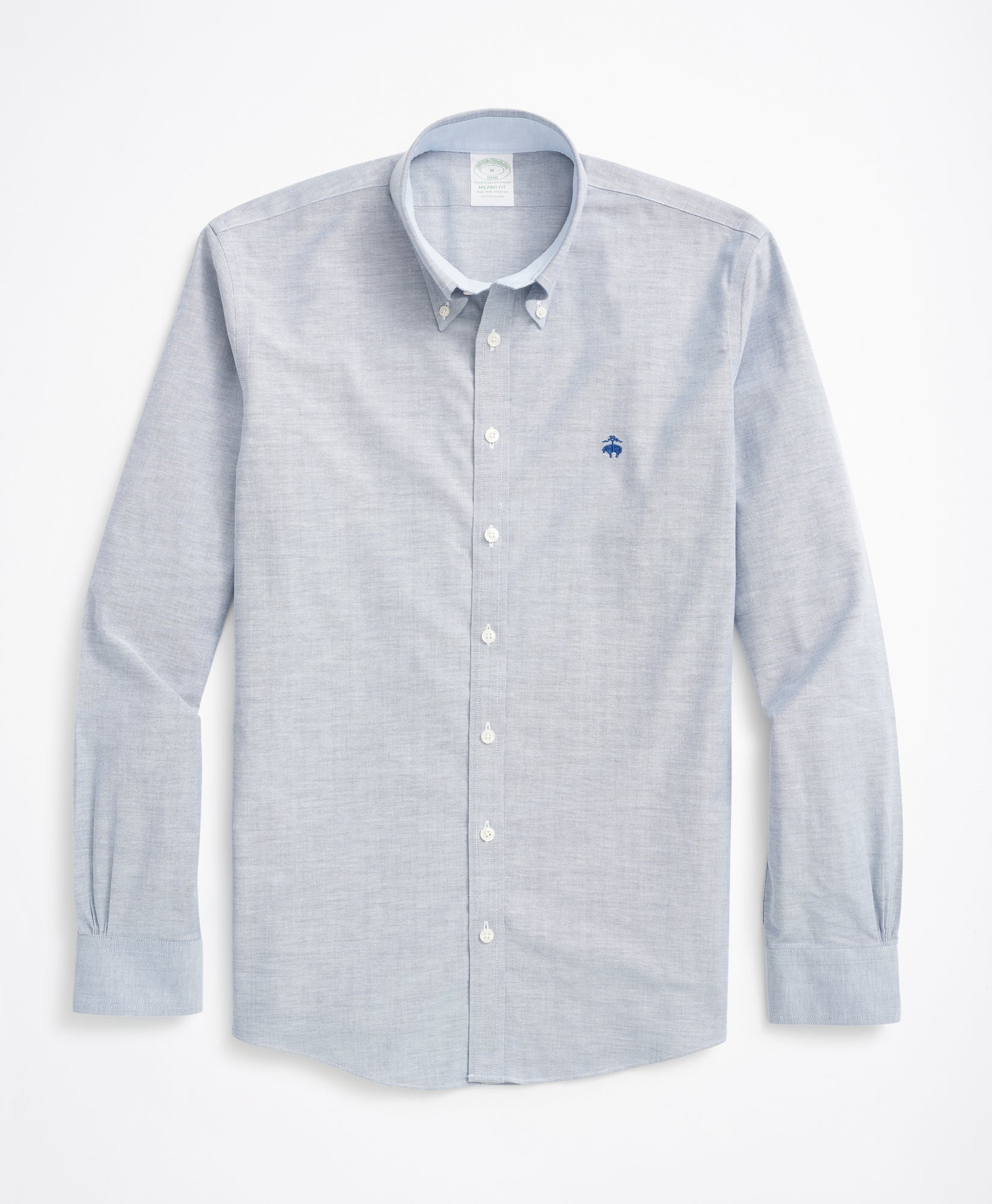 SPTFT NI Oxf Stretch Solids LS REGULAR S