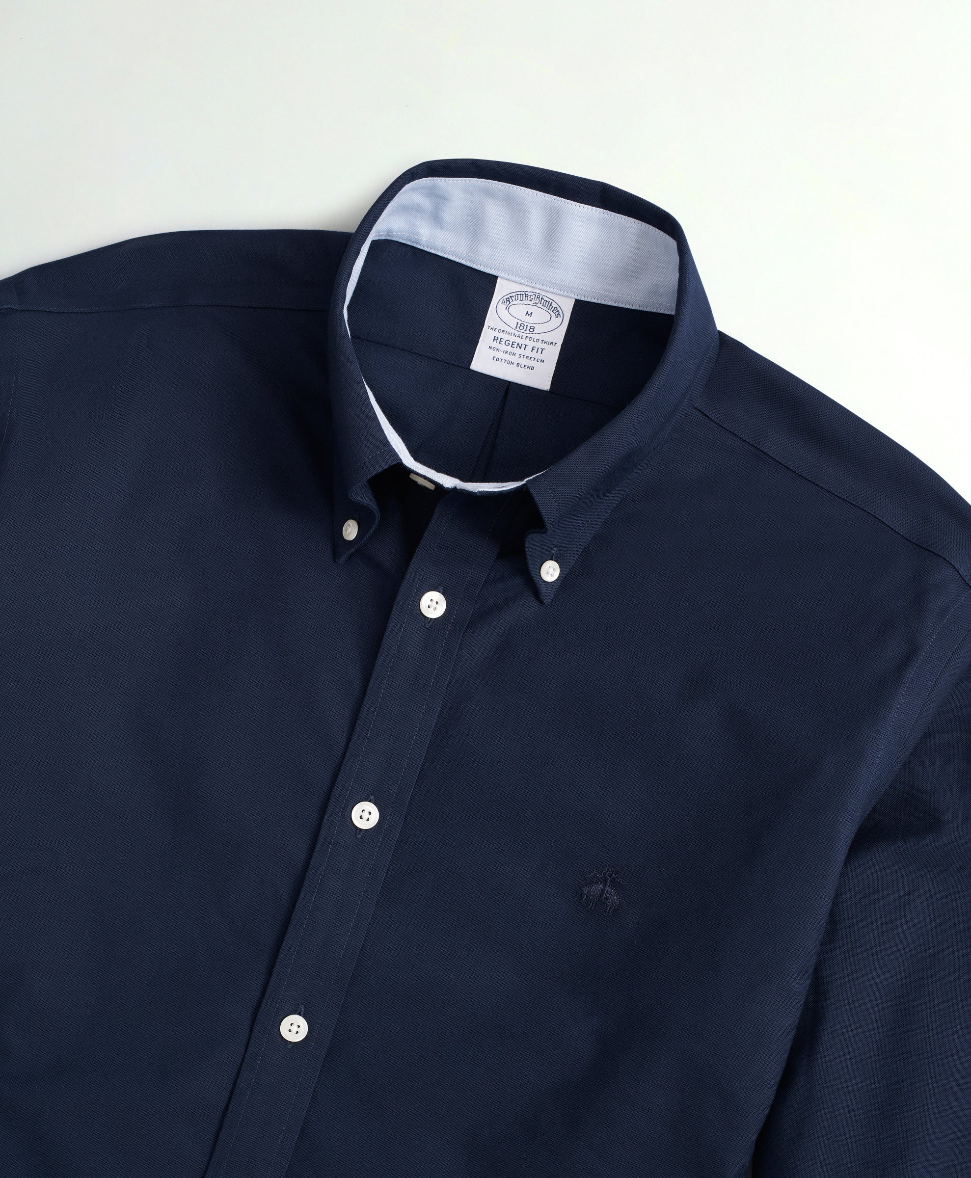 SPTFT NI Oxf Stretch Solids LS SLIM-MS N