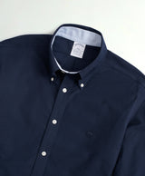 SPTFT NI Oxf Stretch Solids LS SLIM-MS N