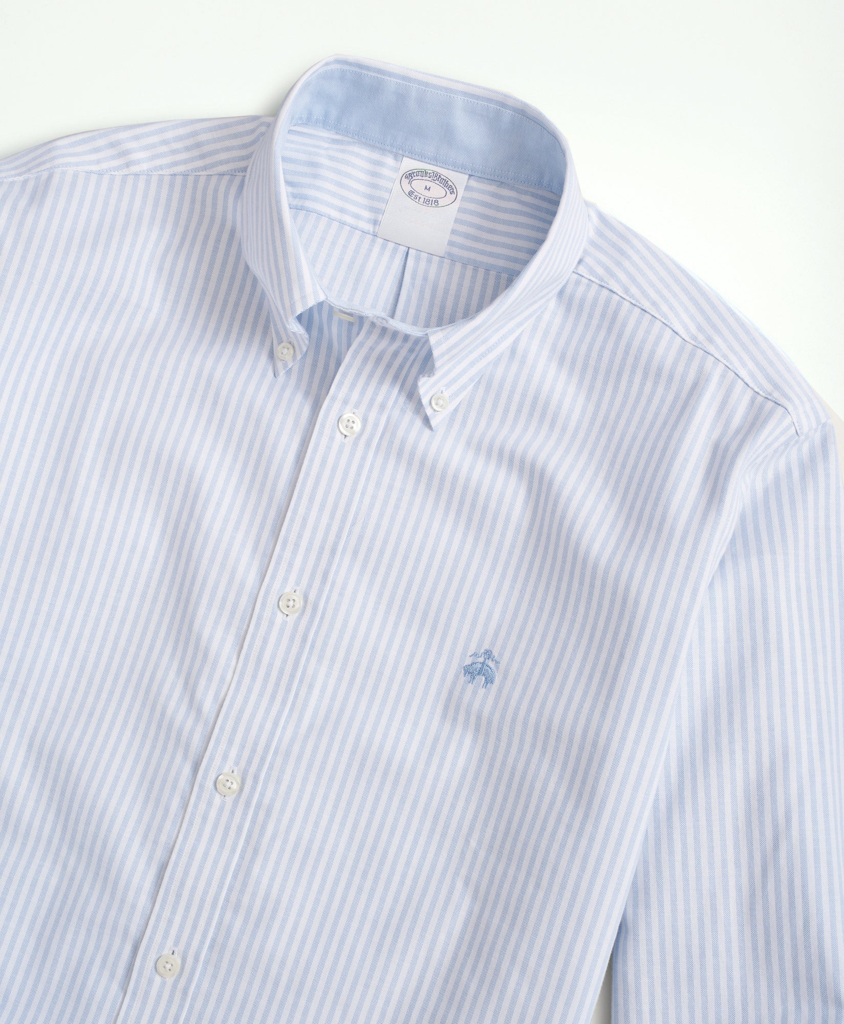 SPTFT NI Oxf Stretch Classic Bngl Stp LS Blue