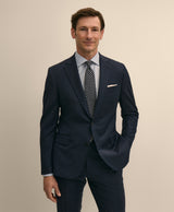 Classic-Fit Stretch Wool Blend Stripe Suit Jacket