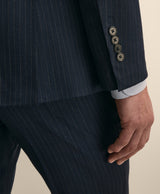 Classic-Fit Stretch Wool Blend Stripe Suit Jacket