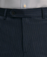 Classic-Fit Stretch Wool Blend Stripe Suit Pants