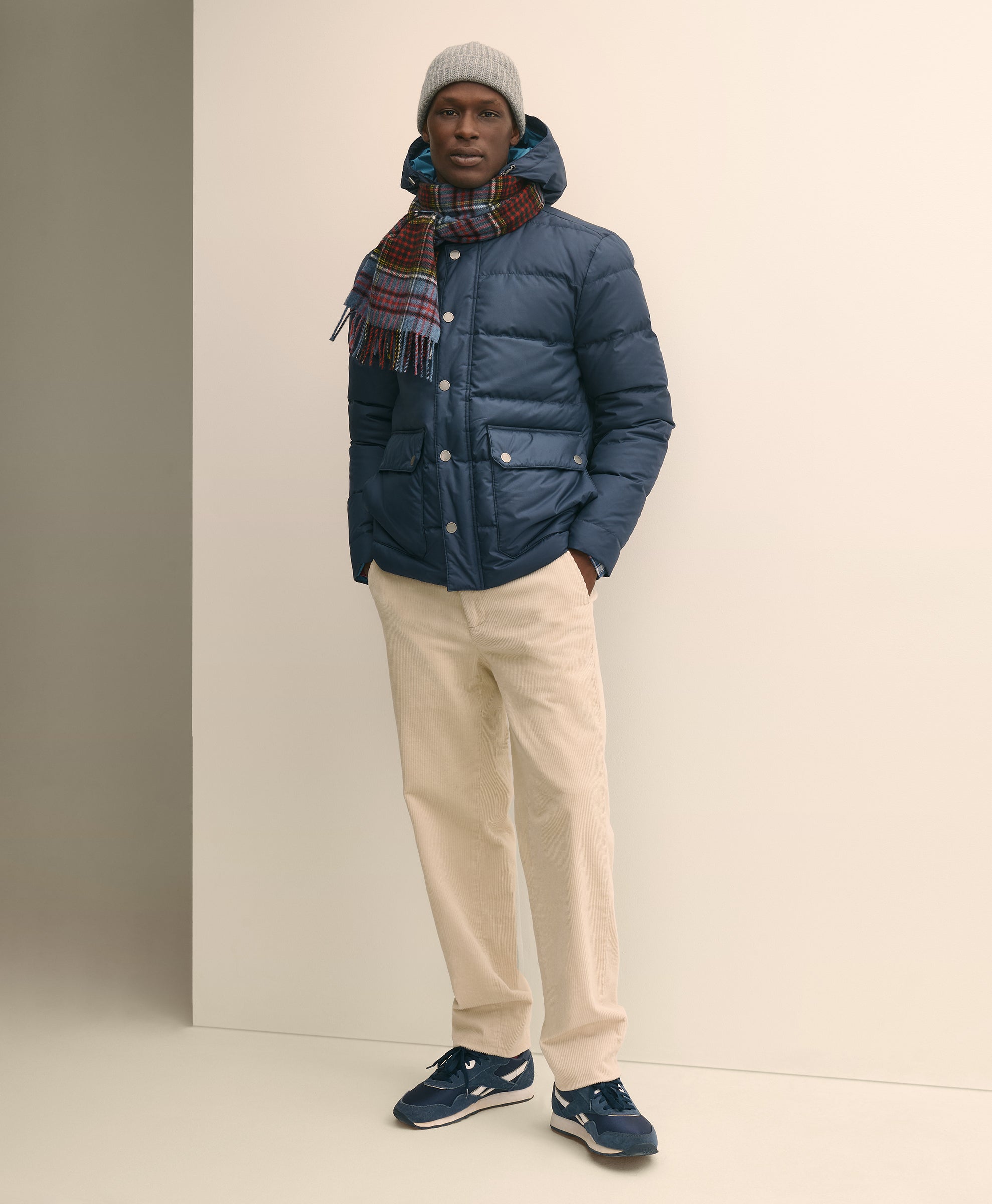 OUTFT MED WEIGHT DOWN PUFFER Mood Indigo