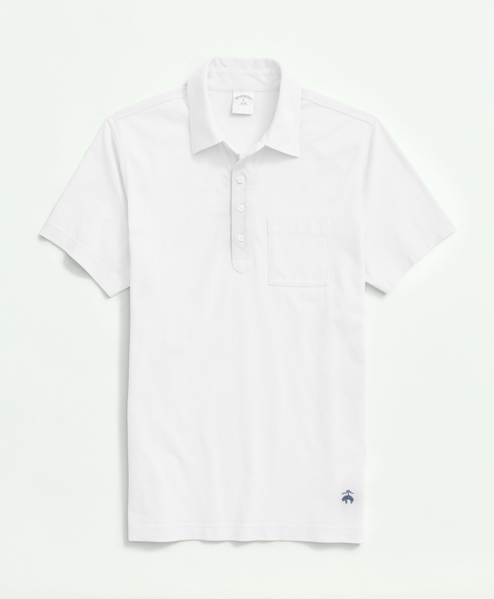 KNTFT CTN JSY SOLID PKT POLO White