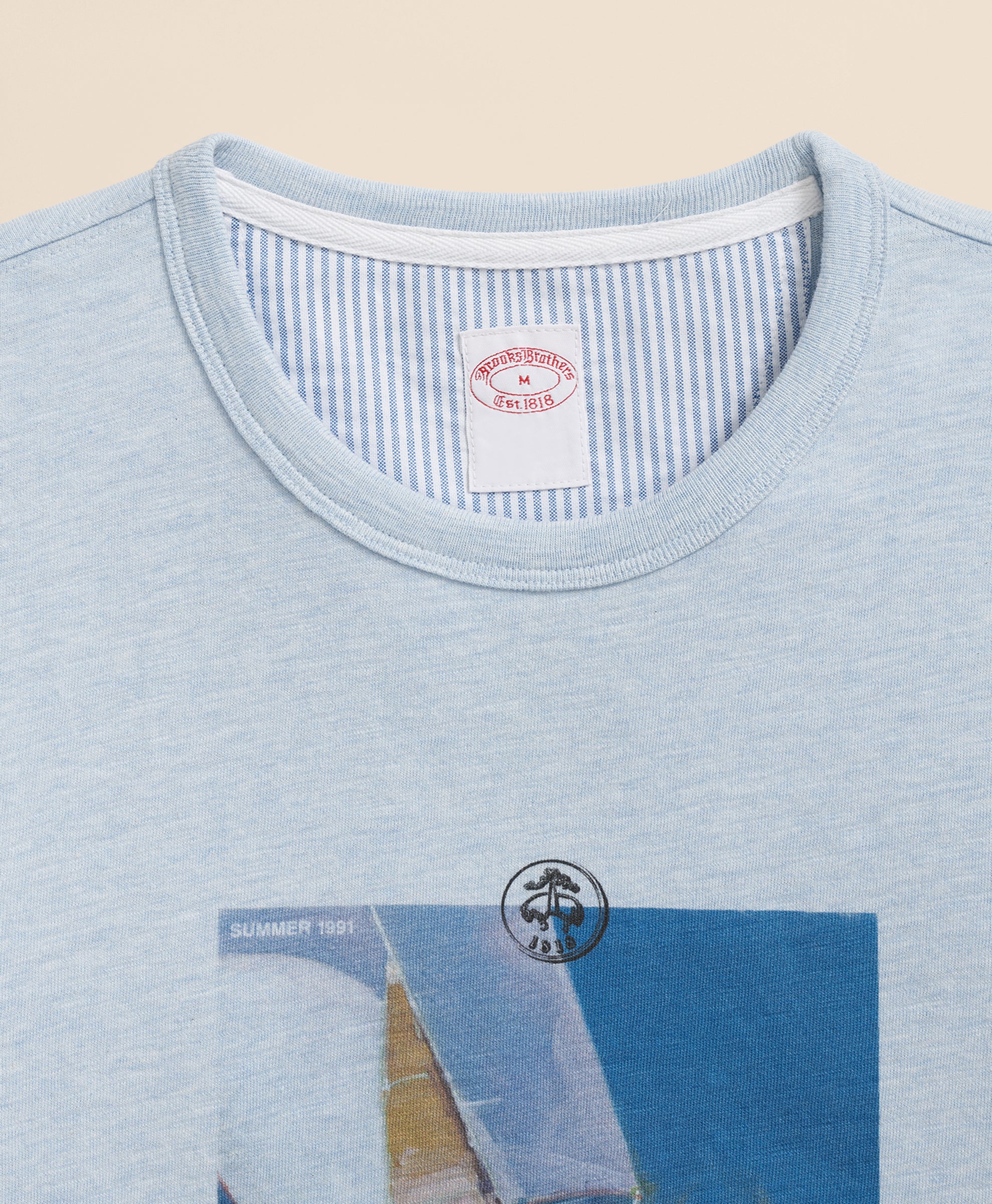KNT CATALOGUE GRAPHIC TEE BLUE BLUE MULT