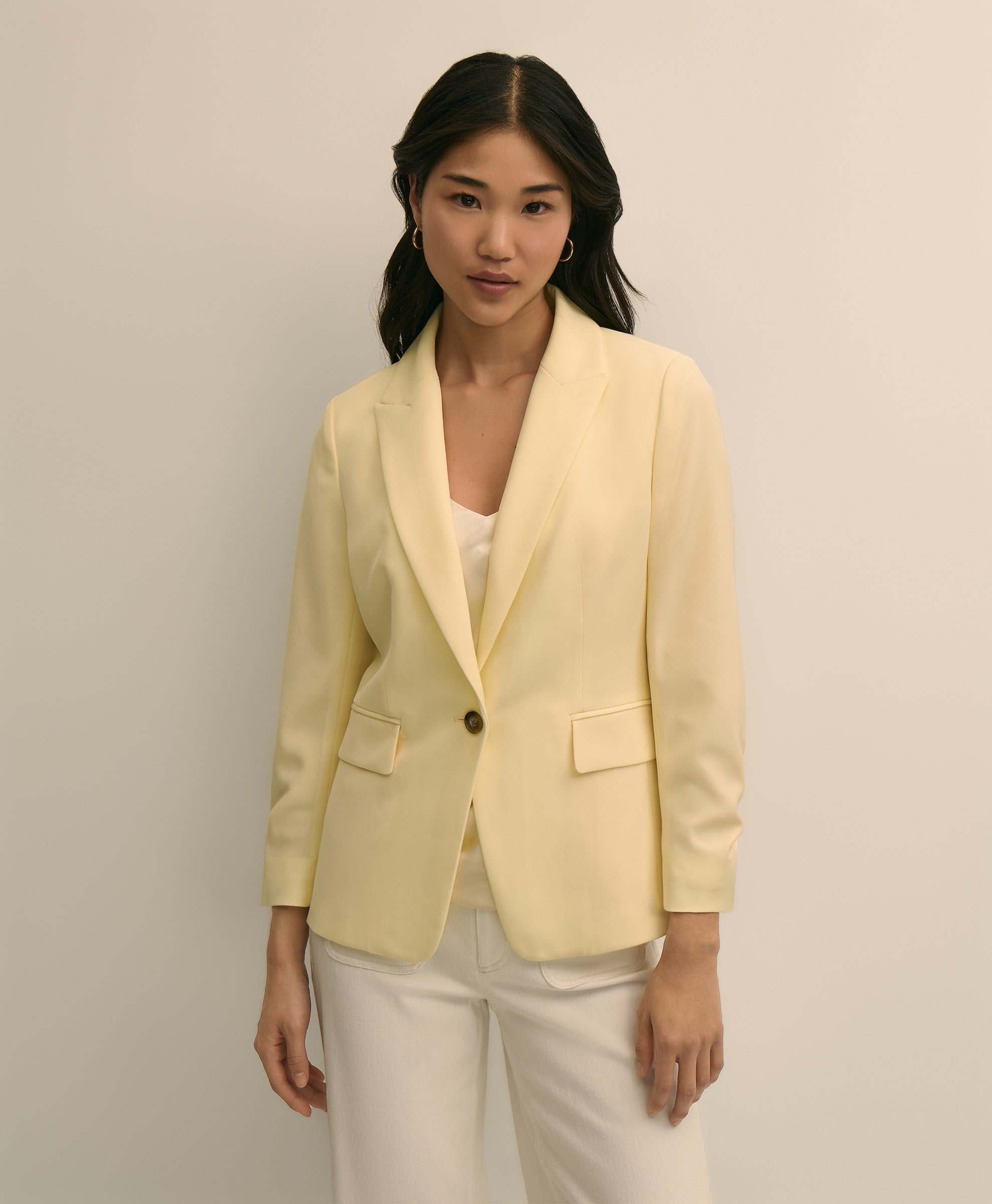 JKT CRP PUSHED UP SLEEVE 1B Pear Sorbet