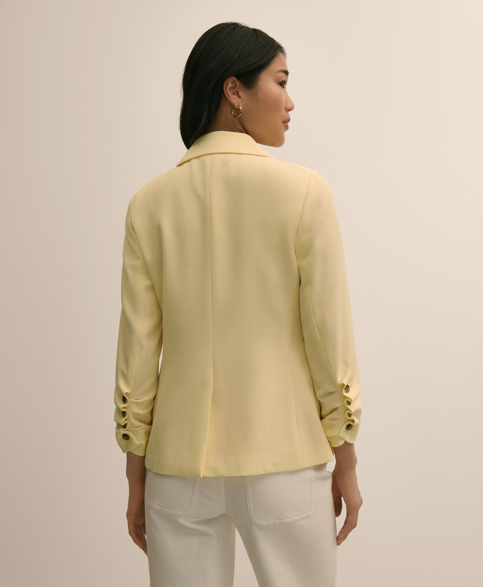 JKT CRP PUSHED UP SLEEVE 1B Pear Sorbet