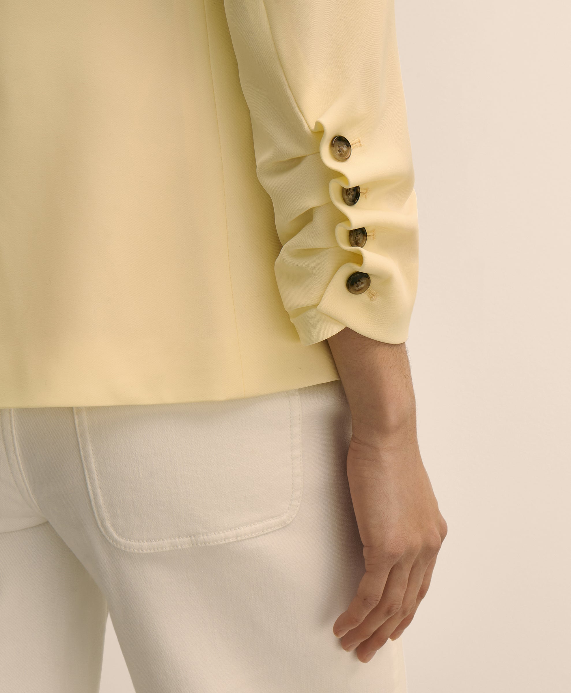 JKT CRP PUSHED UP SLEEVE 1B Pear Sorbet