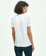 Stretch Cotton V-Neck T-Shirt