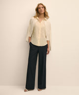 BLS LN YARN DYE STRIPE CLASSIC YELLOW/WH