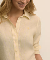 BLS LN YARN DYE STRIPE CLASSIC YELLOW/WH